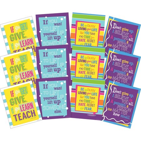 BARKER CREEK I Believe in You Art Prints Set, Happy Collection, 12/Set 4194